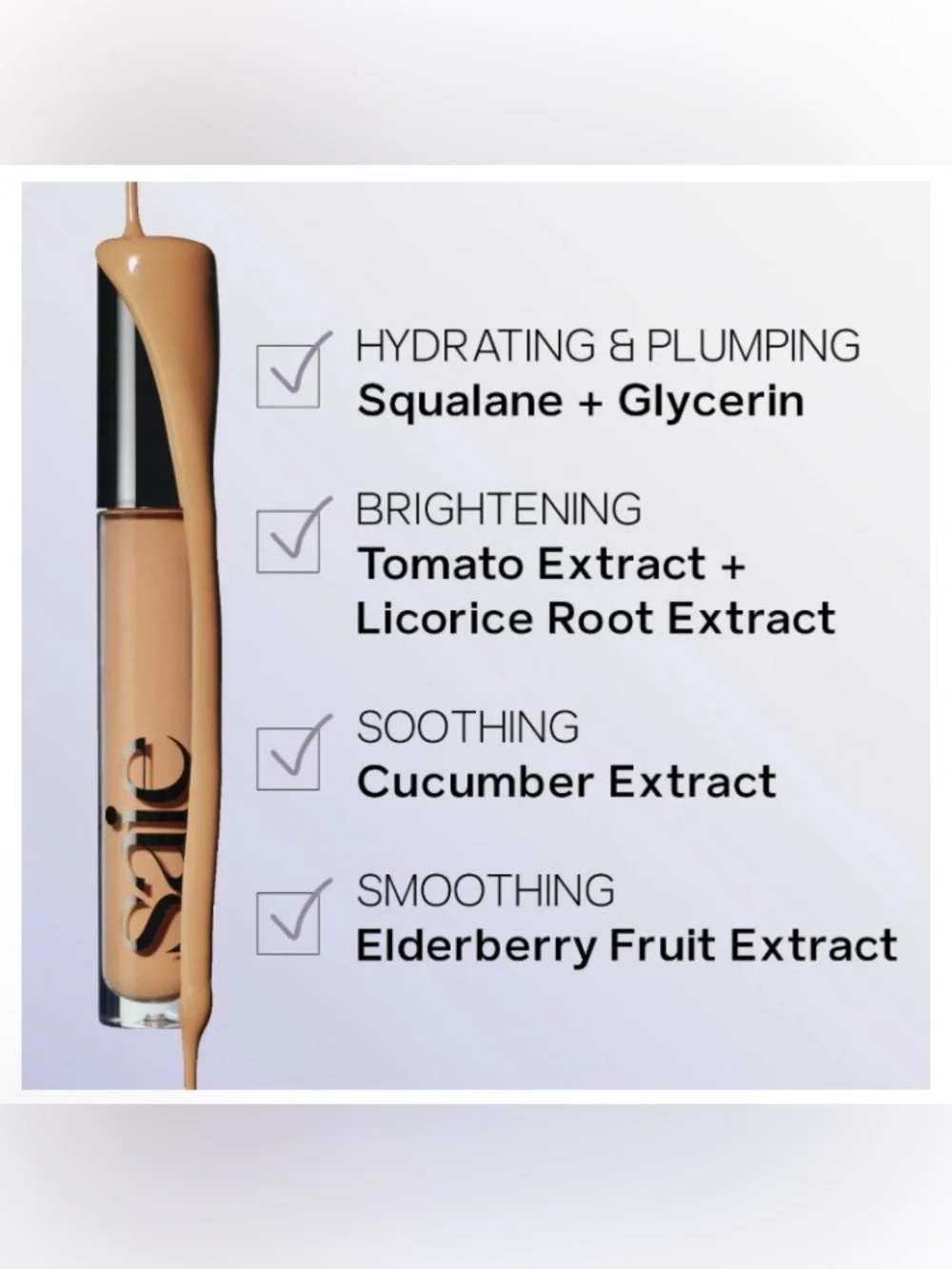 Saie Hydrabeam Concealer Shade HB3